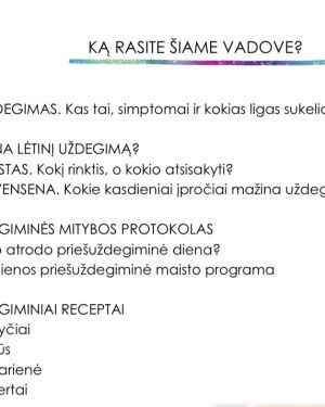 Priešuždegiminės mitybos vadovas. VISAVALGIAMS